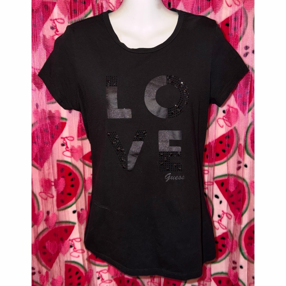 🖤 Guess Embellished Graphic T-Shirt